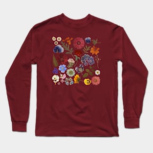 Pressed Flowers Long Sleeve T-Shirt